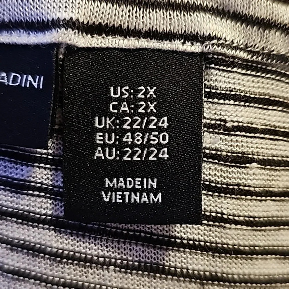 Adrienne Vittadini Striped Top - Picture 7 of 9